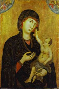 Crevole Madonna — Duccio Di Buoninsegna, Gothic