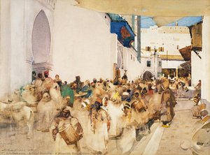 A Moorish Procession, Tangier — Arthur Melville