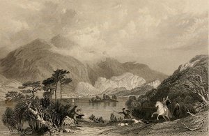 Loch Achray, Perthshire — Thomas Allom
