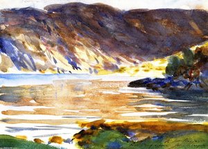 Loch Moidart, Inverness-shire — John Singer Sargent, Realist Landscape Painting