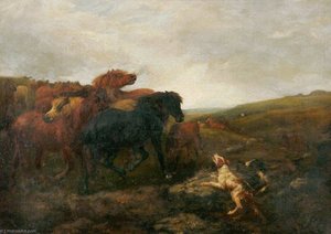 Dartmoor Ponies — Arthur James Stark