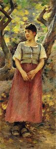 The Peasant Girl — Theodore Robinson