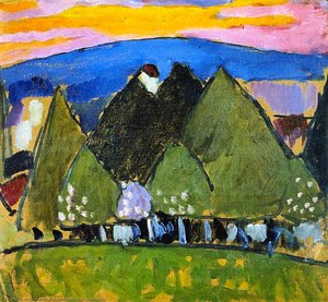 Landscape With Trees — Alexej Von Jawlensky, Expressionism