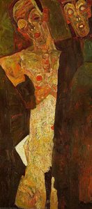 Prophets (also Known As Double Self Portrait) — Egon Schiele, Expressionism