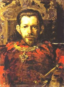 Portrait Of S. Mamontov In A Theatre Costume — Konstantin Alexeievitch Korovin