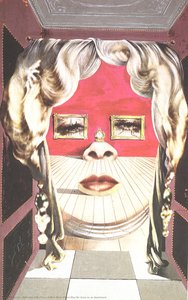 Face Of Mae West Which May Be Used As An Apartment — Salvador Dalí