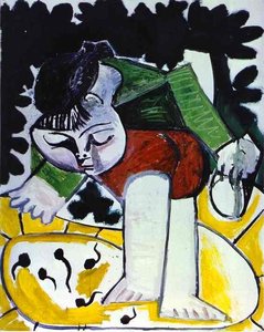 Paloma Playing With Tadpoles — Pablo Picasso