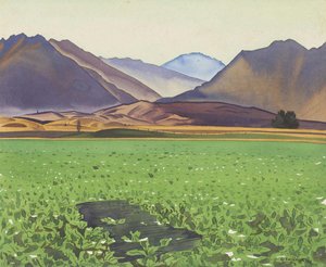 Landscape (wanaka) — Rita Angus, Impressionism
