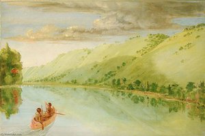 Madame Ferrebault's Prairie, Above Prairie Du Chien — George Catlin