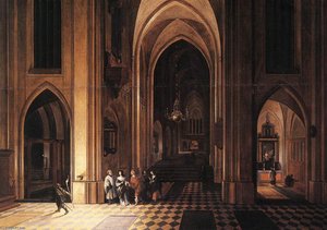 Interior Of A Church — Pieter Neefs The Elder, Northern Renaissance