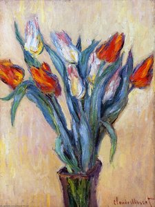 Vase Of Tulips — Claude Monet