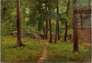 Cabin Among The Trees — Theodore Clement Steele