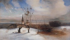 Spring. The Rooks Have Arrived. — Aleksey Savrasov