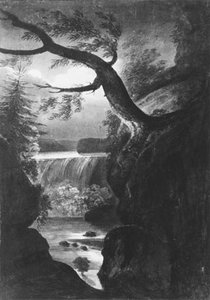 Niagara Falls Canadian Side By Moonlight — Pavel Svinyin