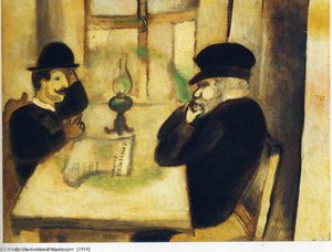 The Smolensk Newspaper — Marc Chagall