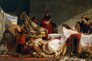 The Festival Of Esther — Edward Armitage