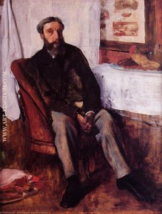 Portrait Of A Man — Edgar Degas, Impressionism
