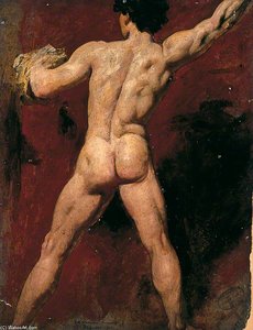 Back Of Male Nude — William Etty, Romanticism