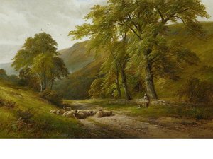A Shepherd And His Flock — George Turner