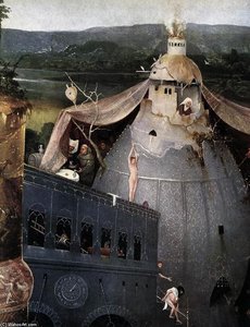 Triptych Of Temptation Of St Anthony (detail) (34) — Hieronymus Bosch