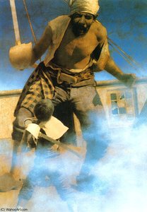 Saga Of The Sea — Maxfield Parrish