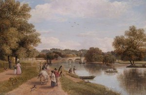 Richmond Bridge from the Towing Path, Surrey