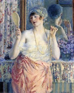 Woman Before A Mirror — Frederick Carl Frieseke