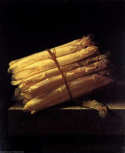 Still-life With Asparagus — Adriaen Coorte