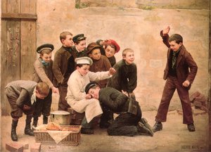 The Spanking — Paul Charles Chocarne Moreau