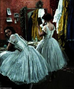 A Dressing Room At Drury Lane — Dame Laura Knight