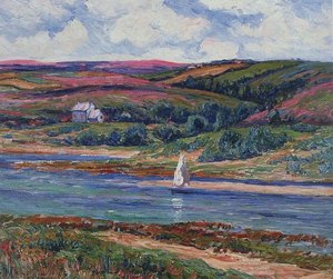 The River At Belon — Henri Moret