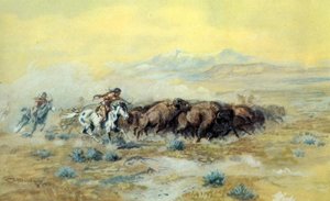 The Buffalo Hunt — Charles Marion Russell