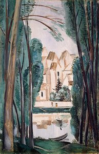 Landscape With A Boat At The Bank — André Derain