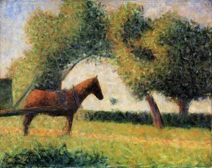 Horse And Cart — Georges Seurat