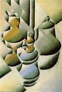 Still Life With Oil Lamp - - — Juan Gris