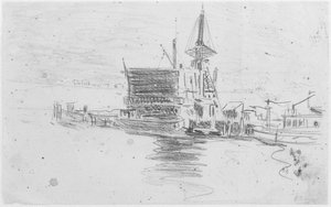 Unloading A Barge — George Benjamin Luks