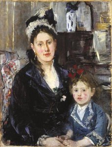 Mme Boursier And Her Daughter — Berthe Morisot