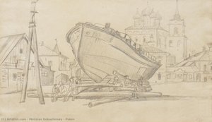 Pskov — Mstislav Dobuzhinsky
