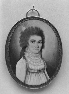Clarissa Storrs (mrs. Jeremiah Atwater), (painting) — Verstille