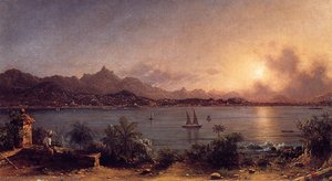 The Harbor At Rio De Janiero — Martin Johnson Heade