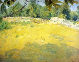 In The Shade Of A Tree (also Known As Sunlight, Connecticut) — Julian Alden Weir