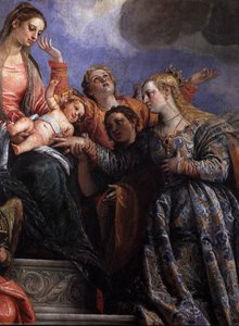 Mystical Marriage Of St Catherine (detail) — Paolo Veronese, Renaissance