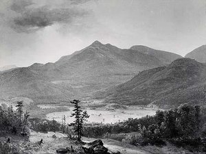 Hurricane Mountain, (painting) — Asher Brown Durand