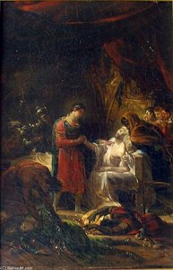Aint Louis Visitant Les Victimes De La Peste Dans La Plaine De Carthage
