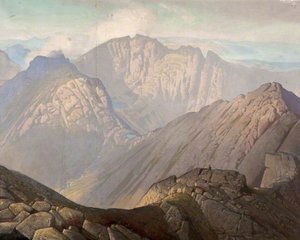 On Top Of Goatfell, Arran — Delmar Harmood Banner
