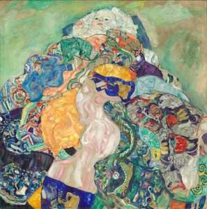 Baby (cradle) — Gustav Klimt, Art Nouveau