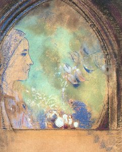 Profile In An Arch — Odilon Redon