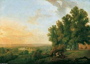 Thames From Richmond Hill — George Barret The Elder