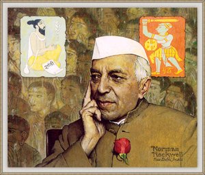 Portrait Of Nehru — Norman Rockwell