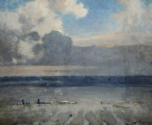 Lincolnshire Seascape — Herbert Rollett